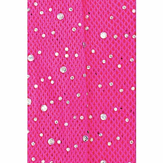 Rhinestone Tights (Hot Pink)