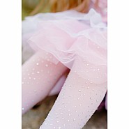 Rhinestone Tights Ombre Lilac/Pink/Blue