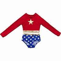 Wonder Girl Swimsuit (size 5-6)