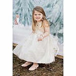 Golden Glam Party Dress (Size 3-4)