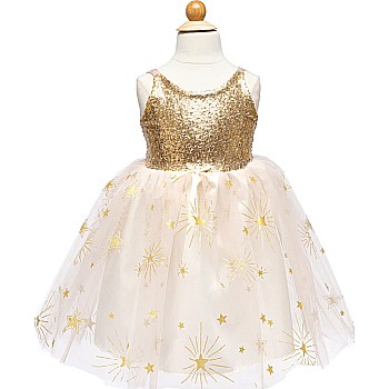 Golden Glam Party Dress (Size 3-4)