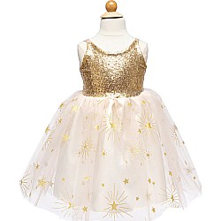 Golden Glam Party Dress Size 7-8