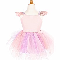 Pink Shimmer Unicorn Dress & Headband (Size 5-6)