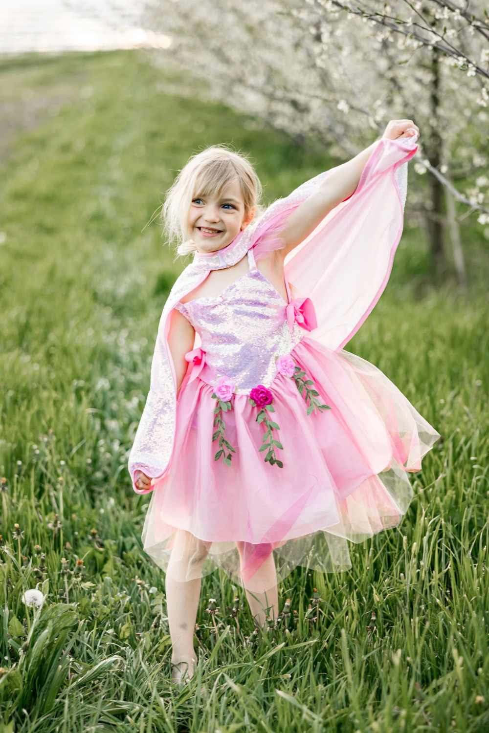 Pink Sequins Fairy Tunic (Size 5-6)