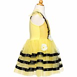 Bumble Bee Dress & Headband, Yellow/Black (Size 3-4)