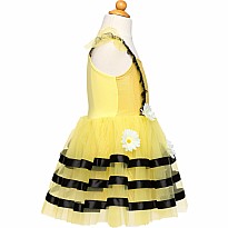 Bumble Bee Dress & Headband, Yellow/Black (Size 3-4)