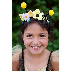 Bumble Bee Dress & Headband, Yellow/Black (Size 5-6)