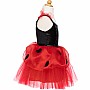 Ladybug Dress & Headband, Red/Black (Size 3-4) (assorted)