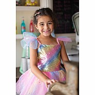 Great Pretenders Rainbow Fairy Dress & Wings (Size 3-4)