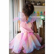 Great Pretenders Rainbow Fairy Dress & Wings (Size 3-4)