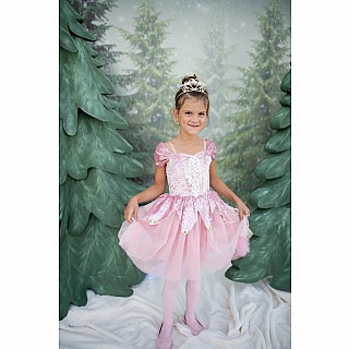 Holiday Ballerina Dress, Dusty Rose (Size 5-6)