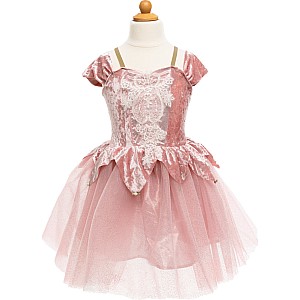 Holiday Ballerina Dress, Dusty Rose (Size 5-6)