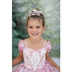 Holiday Ballerina Dress, Dusty Rose (Size 7-8)