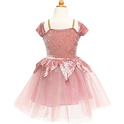 Holiday Ballerina Dress, Dusty Rose (Size 7-8)