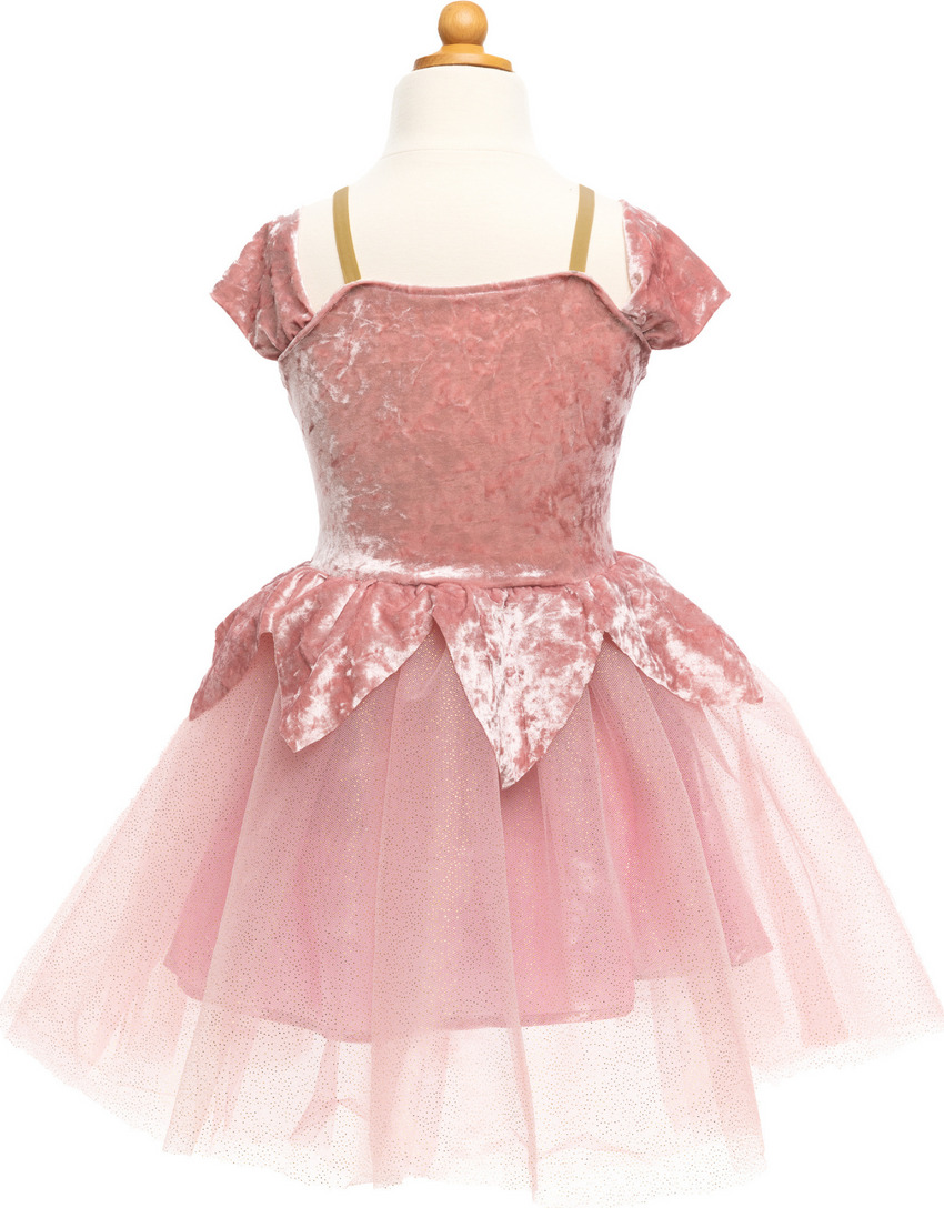 Holiday Ballerina Dress, Dusty Rose (Size 7-8)