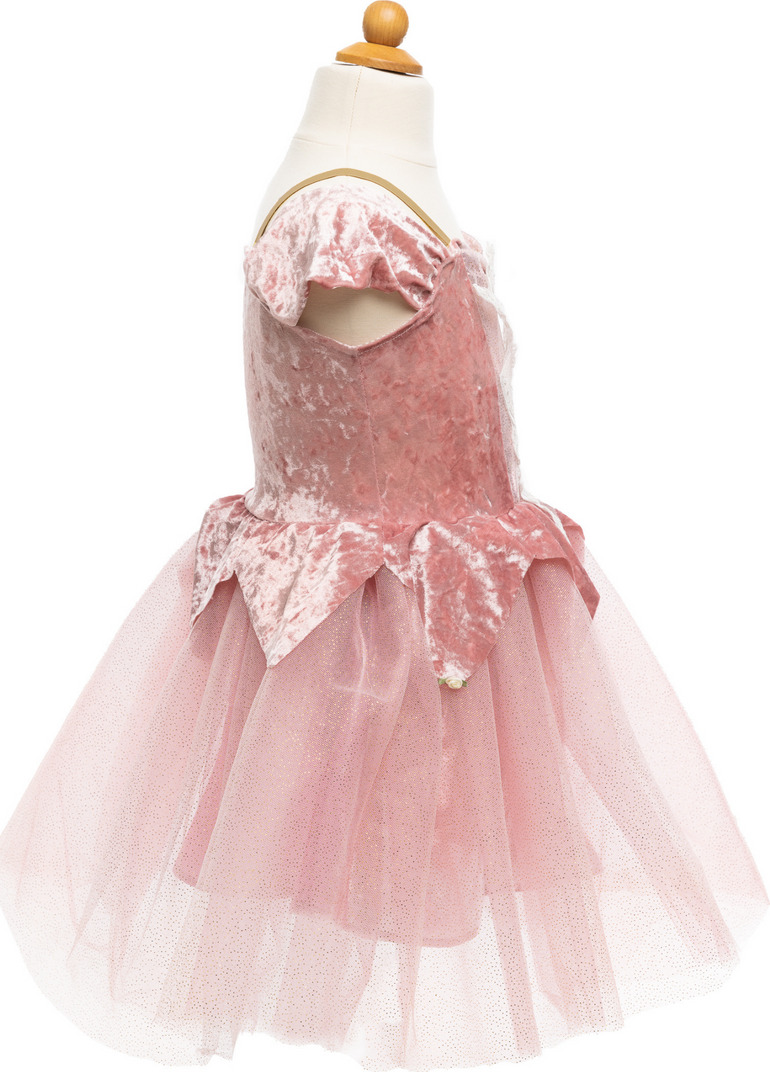 Holiday Ballerina Dress, Dusty Rose (Size 7-8)