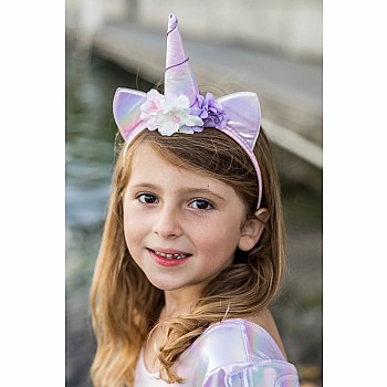 Alicorn Dress with Wings & Headband (Size 3-4)