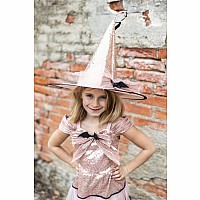 Glam Witch Dress with Hat (size 5-6)