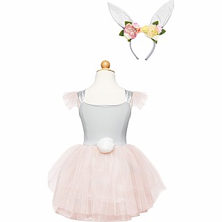 Woodland Bunny Dress & Headpiece (size 3-4)