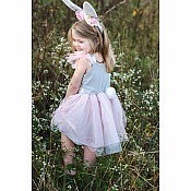 Woodland Bunny Dress & Headpiece (size 3-4)