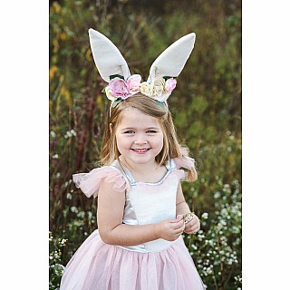 Woodland Bunny Dress & Headpiece (size 3-4)