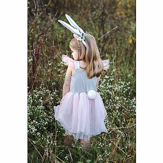 Woodland Bunny Dress & Headpiece (size 3-4)