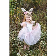 Woodland Bunny Dress & Headpiece (size 5-6)