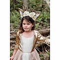 Woodland Deer Dress With Headpiece (Size 5-6)