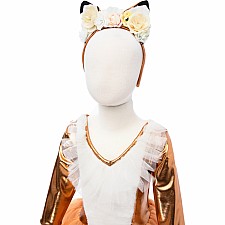 Woodland Fox Dress With Headpiece (Size 3-4)
