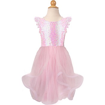 Pink Sequins Twirl Dress (Size 3-4)