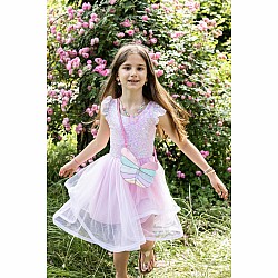 Pink Sequins Twirl Dress (Size 3-4)