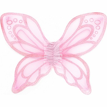 Pink Sequins Butterfly Dress & Wings (Size 5-7)