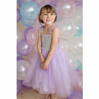 Lilac Sequins Princess Dress (Size 5-6)