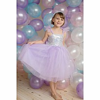 Lilac Sequins Princess Dress (Size 5-6)