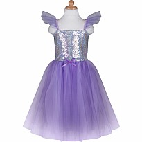 Lilac Sequins Princess Dress (Size 5-6)