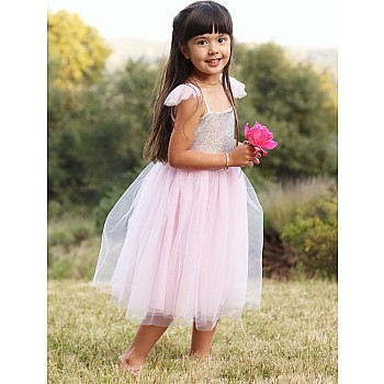 Silver Sequins Princess Dress (Size 3-5)