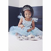 Blue Sequins Princess Dress (Size 3-4)