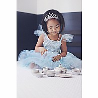 Blue Sequins Princess Dress (Size 3-4)
