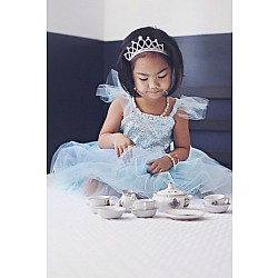 Blue Sequins Princess Dress (Size 5-6)