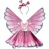 Butterfly Twirl Dress with Wings (Size 3-4)