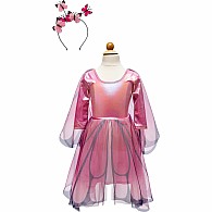 Butterfly Twirl Dress with Wings (Size 5-6)