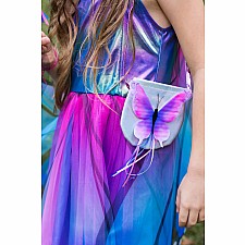 Blue Butterfly Twirl Dress