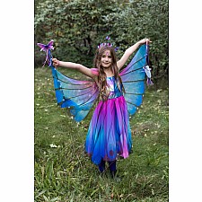 Blue Butterfly Twirl Dress