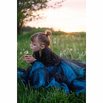 Luna The Midnight Witch Dress & Headband (Size 5-6)