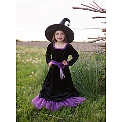 Vera The Velvet Witch Dress & Hat (Size 5-6)