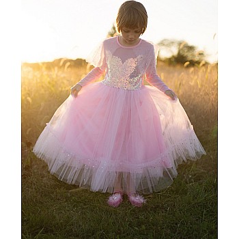 Elegant In Pink Dress (Size 7-8)