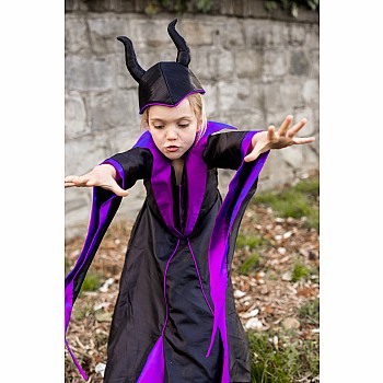 Villain Princess Dress and Headpiece (Size 5-6)