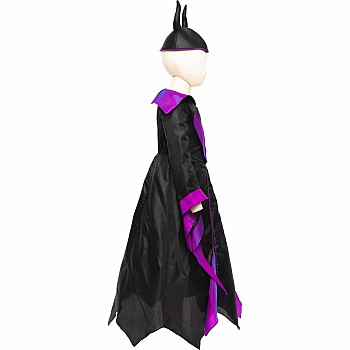 Villain Princess Dress and Headpiece (Size 5-6)