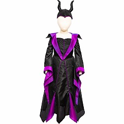 Villain Princess Dress and Headpiece (Size 5-6)