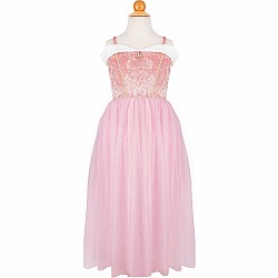 Velvety Soft Sleeping Sweetheart Princess Gown with Arm Warmers (Size 3-4)